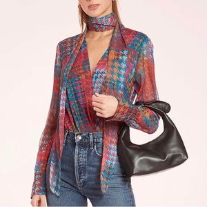 Amanda Uprichard Bronte Bodysuit size M